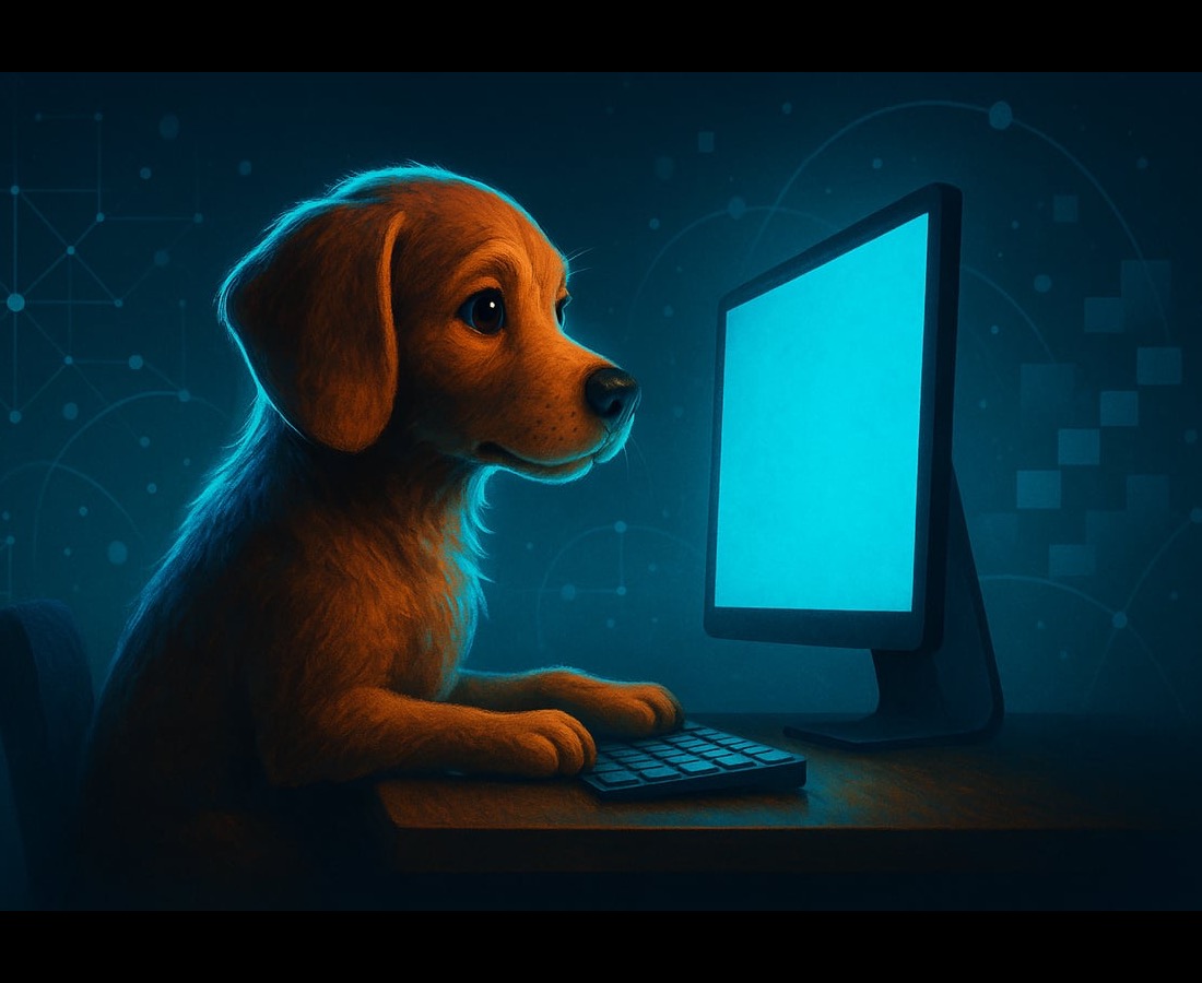 Custom web development artwork showing the Total Promotion studio environment.